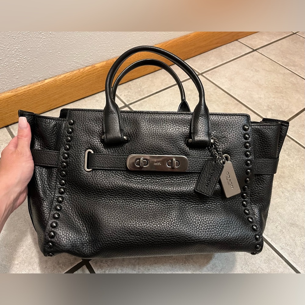 Coach leather satchel